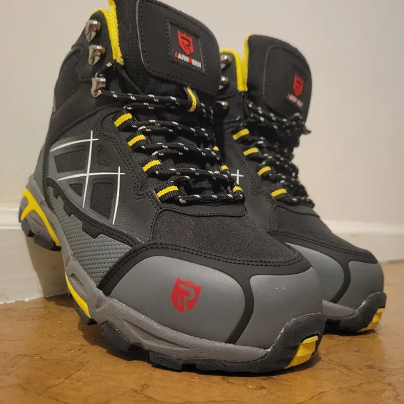 LARNMERN Steel Toe Boots,Mens Work Safety Outdoor Protection Footwear Industrial - Picture 12 of 14